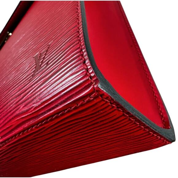 Louis Vuitton Malsherbes Red Epi Leather LV Handbag (LVXX300) - Picture 6 of 16
